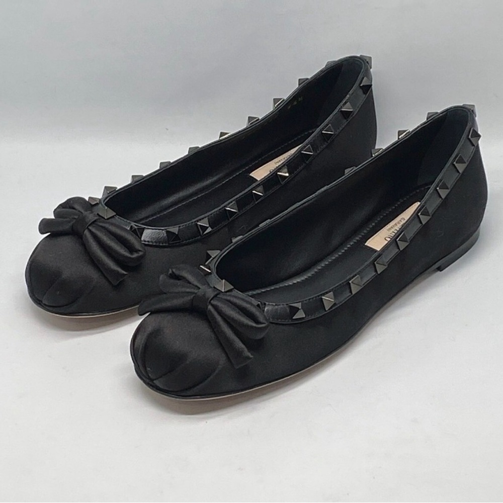 Valentino Garavani Rock Stud Ballet Flat - Picture 1 of 15